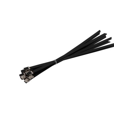 OEM Self Locking Stainless Steel Cable Ties EPOXY Coated Polyester Coated