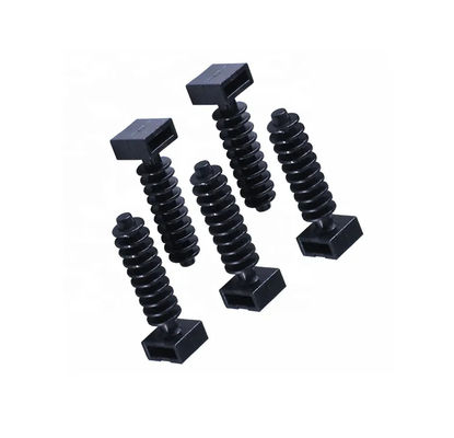 Black Cable Tie Accessories 6mm PP / Nylon 66 Zip Tie Cable Holder